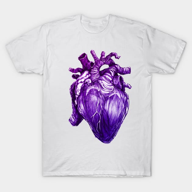 Purple Heart T-Shirt by Dodskamp